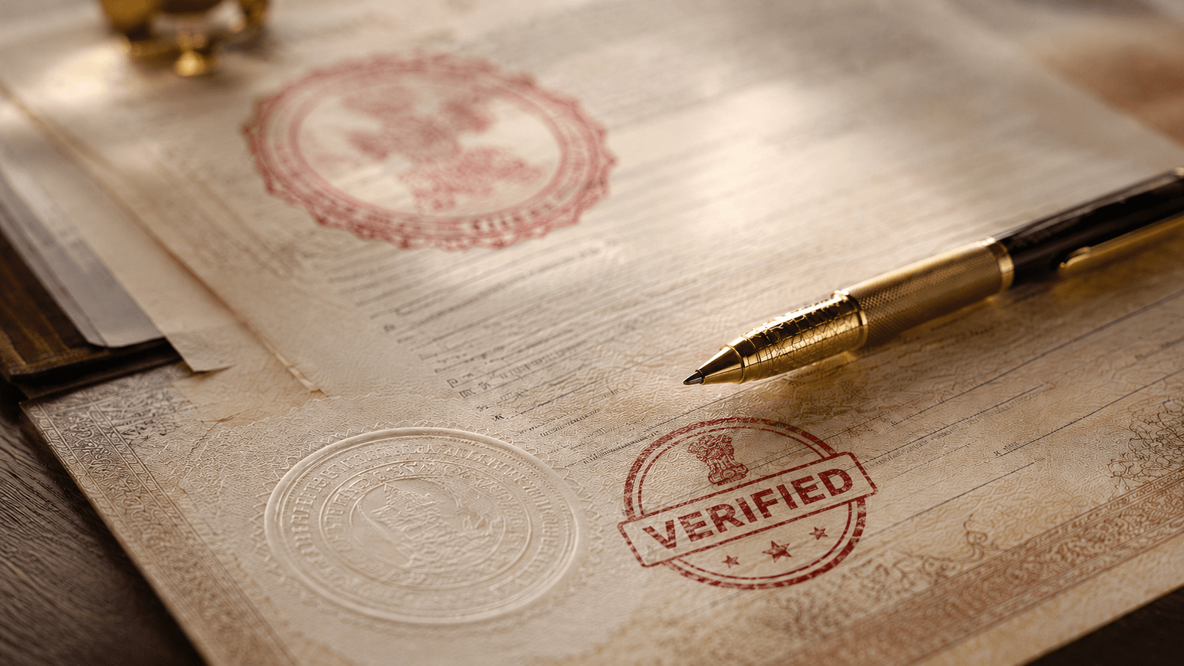 Official property document verification — trust and authenticity